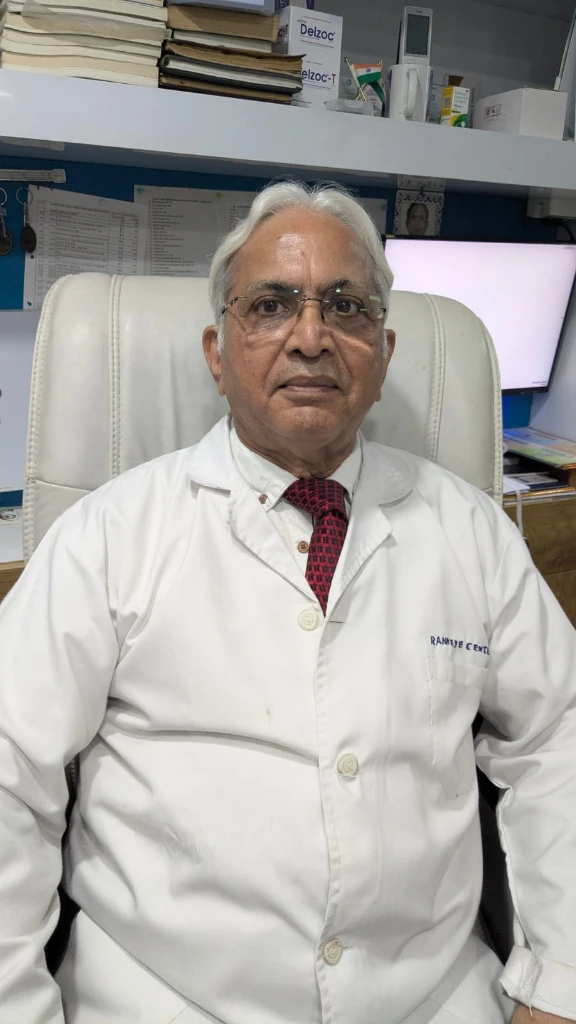 Dr. R.K. Rana, Founding Director and Senior Eye Surgeon at Rana Eye Centre